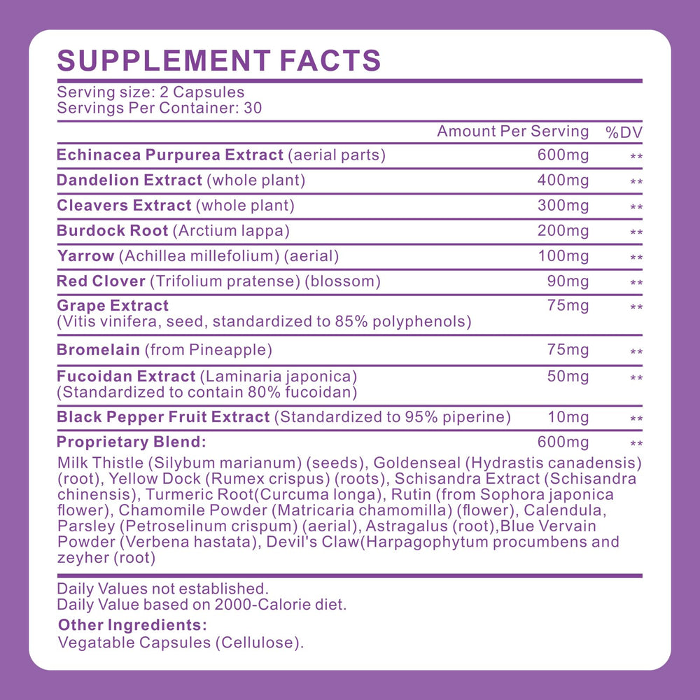 Spliferkou lymphatic drainage capsules closeup highlights easy daily dosing.