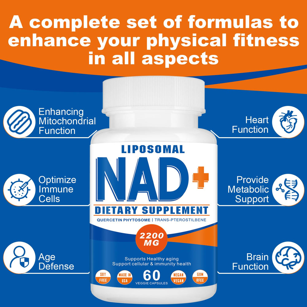 Spliferkou resveratrol-enhanced NAD formula for antioxidant support.