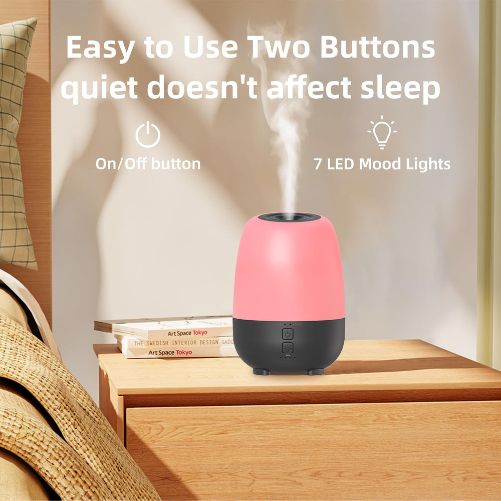 SPLITSKY 7-color LED lights provide ambient mood lighting