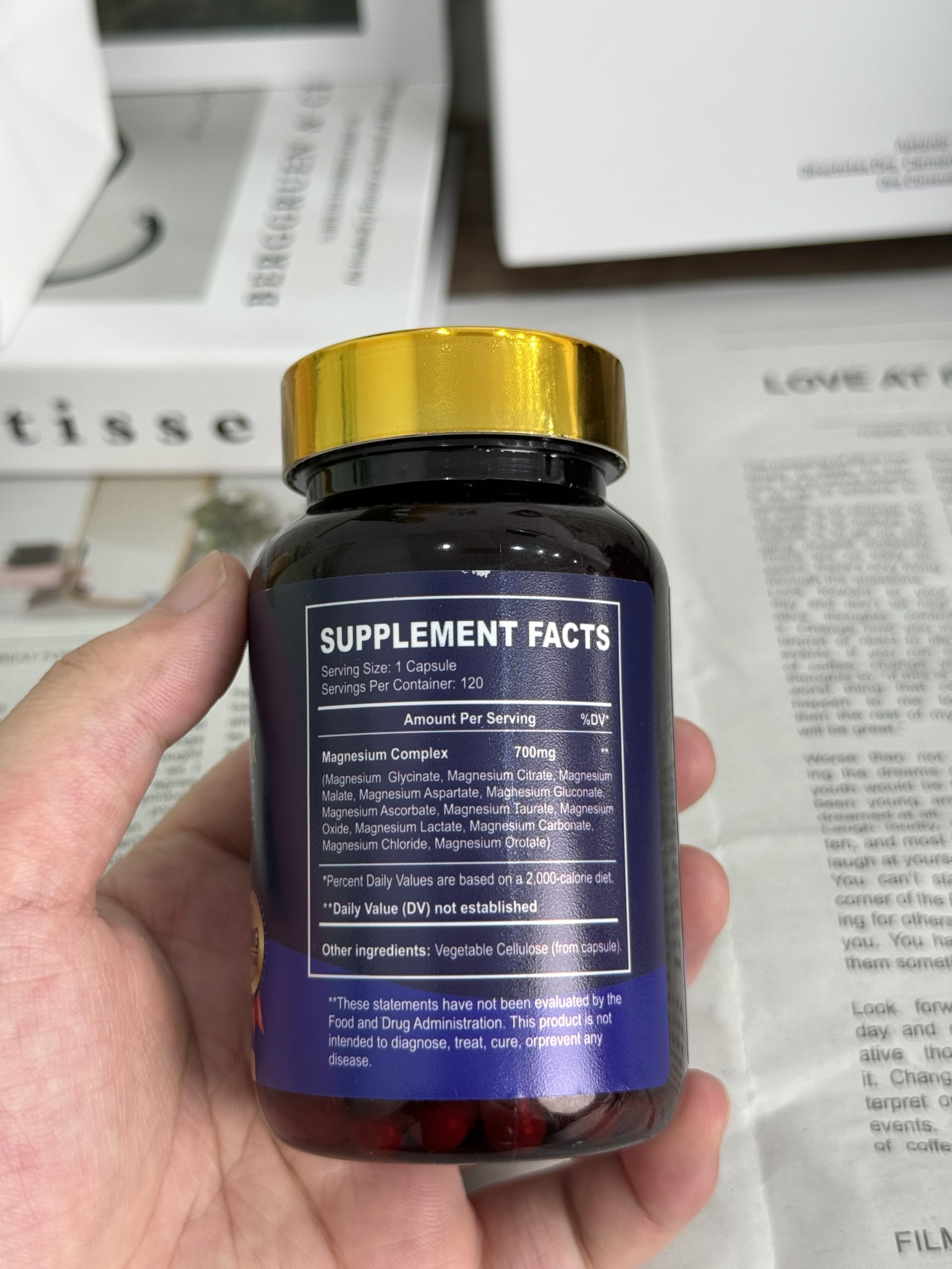 SPNHKOV Magnesium 12-in-1 dispenser showing long 120 day supply