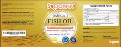 Spoonful iFOS certified mini fish oil label signals purity and quality