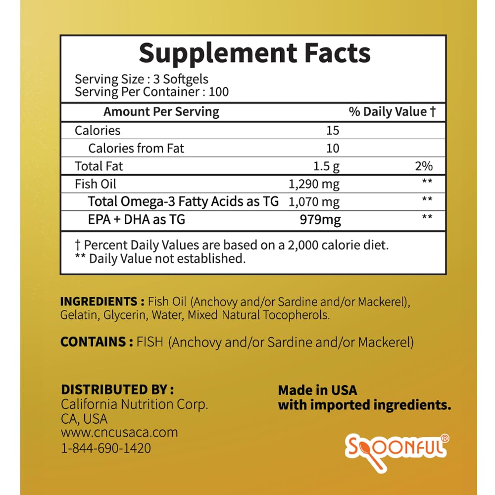 Spoonful small-size capsules ideal for women and seniors daily use