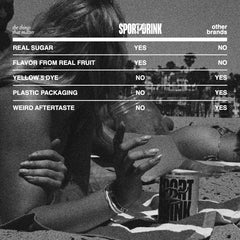 Sport Drink Baja Gold sea salt detail highlighting mineral blend for balance