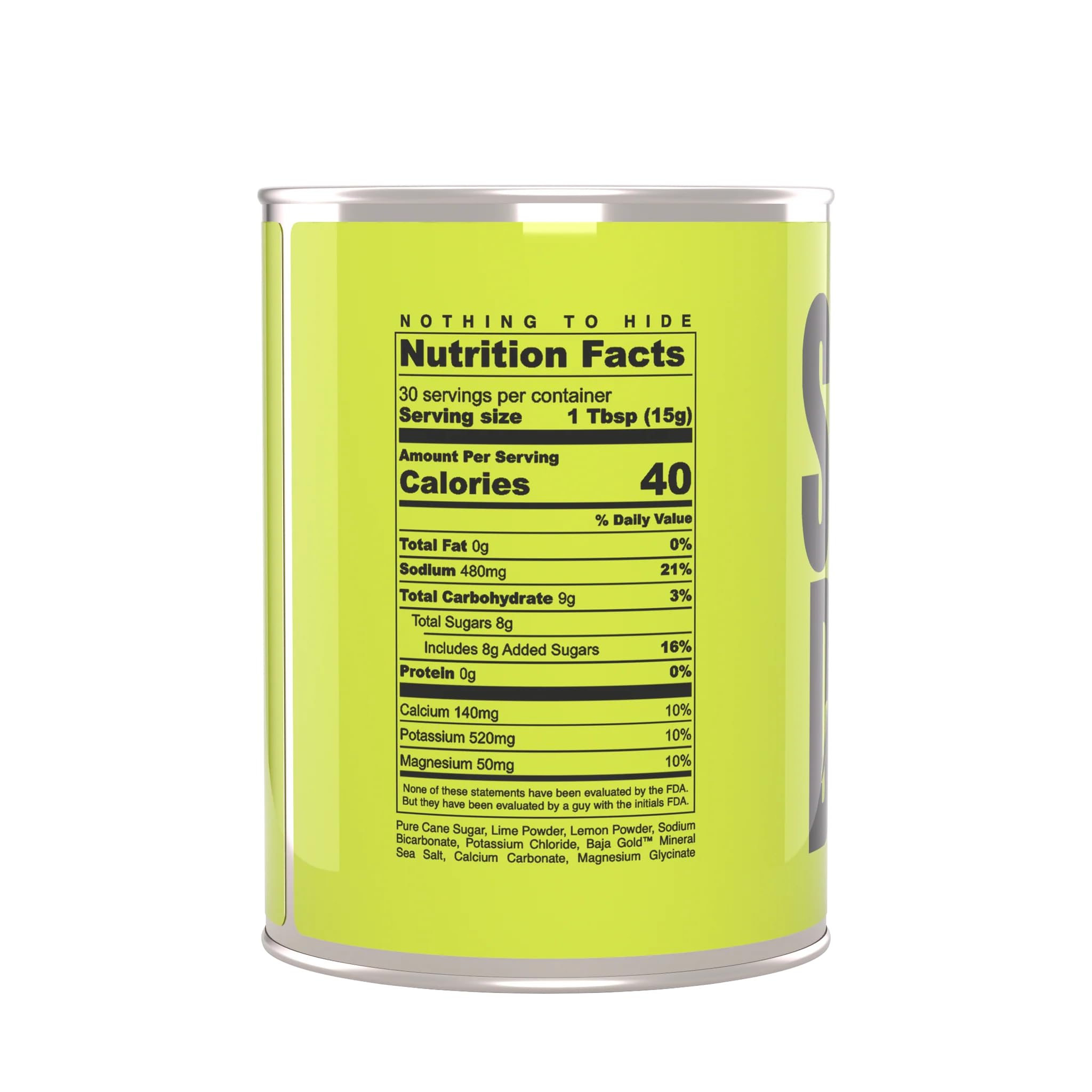 Sport Drink ready-to-mix powder with scoop for pre- or intra-workout hydration