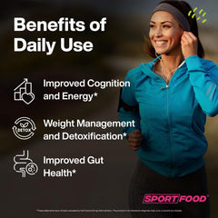 Beets, cordyceps and mushrooms highlight ingredients in Sport Food Greens & Reds blend.