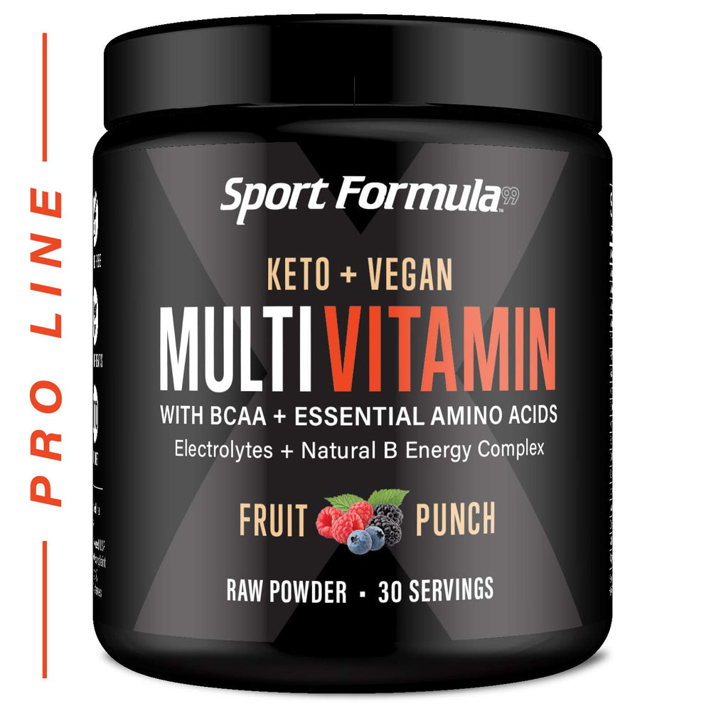 Sport Formula 99 bottle with powder for steady daily energy