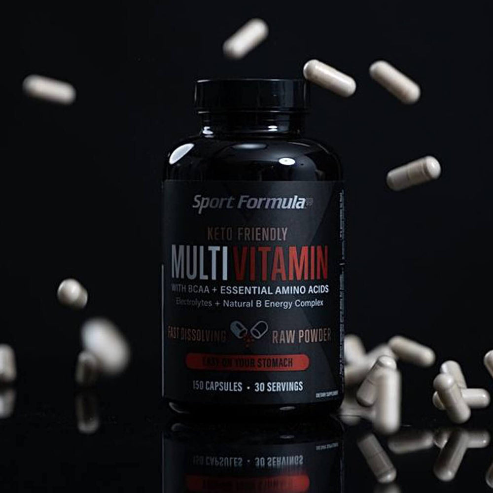 Sport Formula 99 ingredient blend visual with vitamins and minerals.