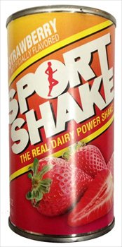 Sport Shake Strawberry Power Shake 11 oz pack of 12 for on-the-go nutrition.
