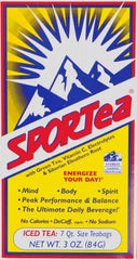 SPORTea Iced tea bags ready to brew for a refreshing decaf energy boost