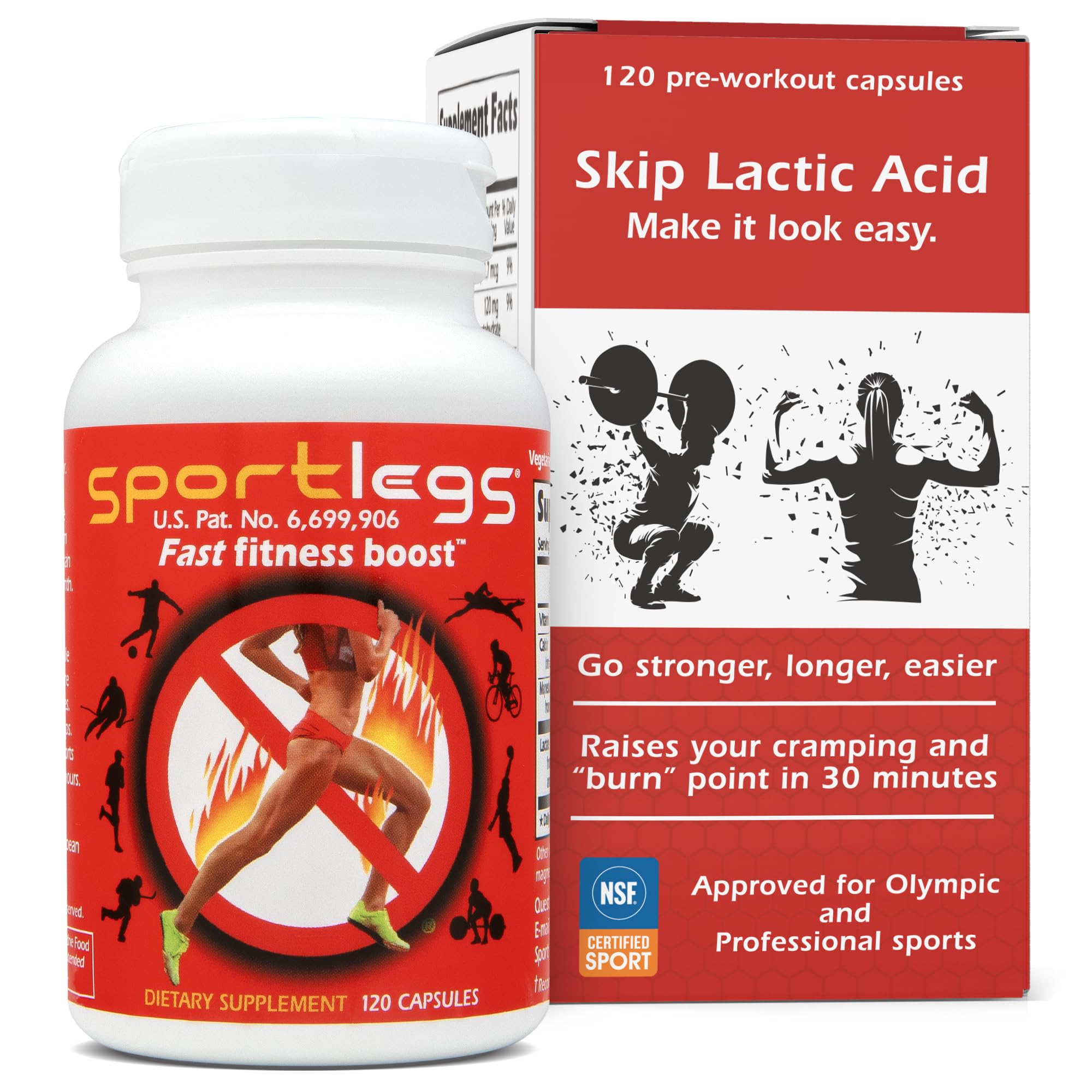 SportLegs bottle pour for quick pre-workout endurance support