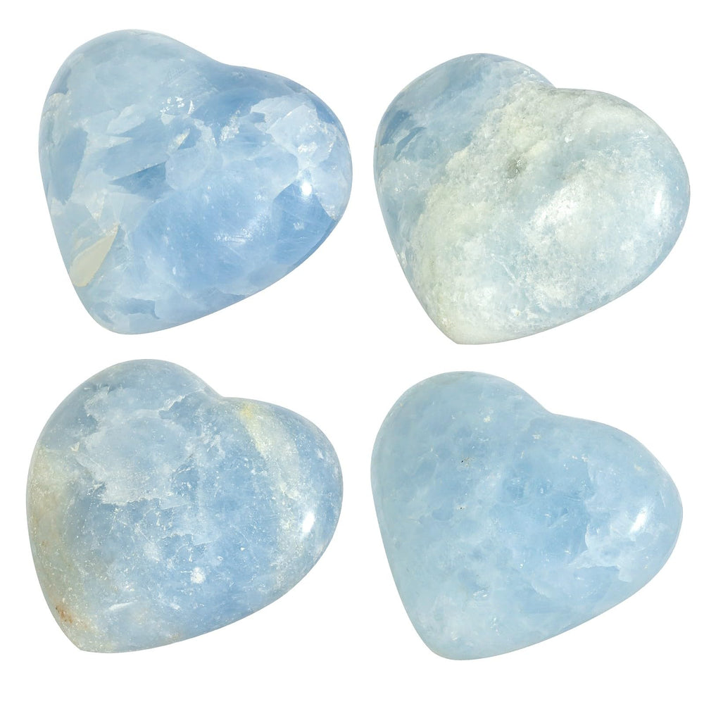Sportmusies celestite heart crystal ideal for meditation practice