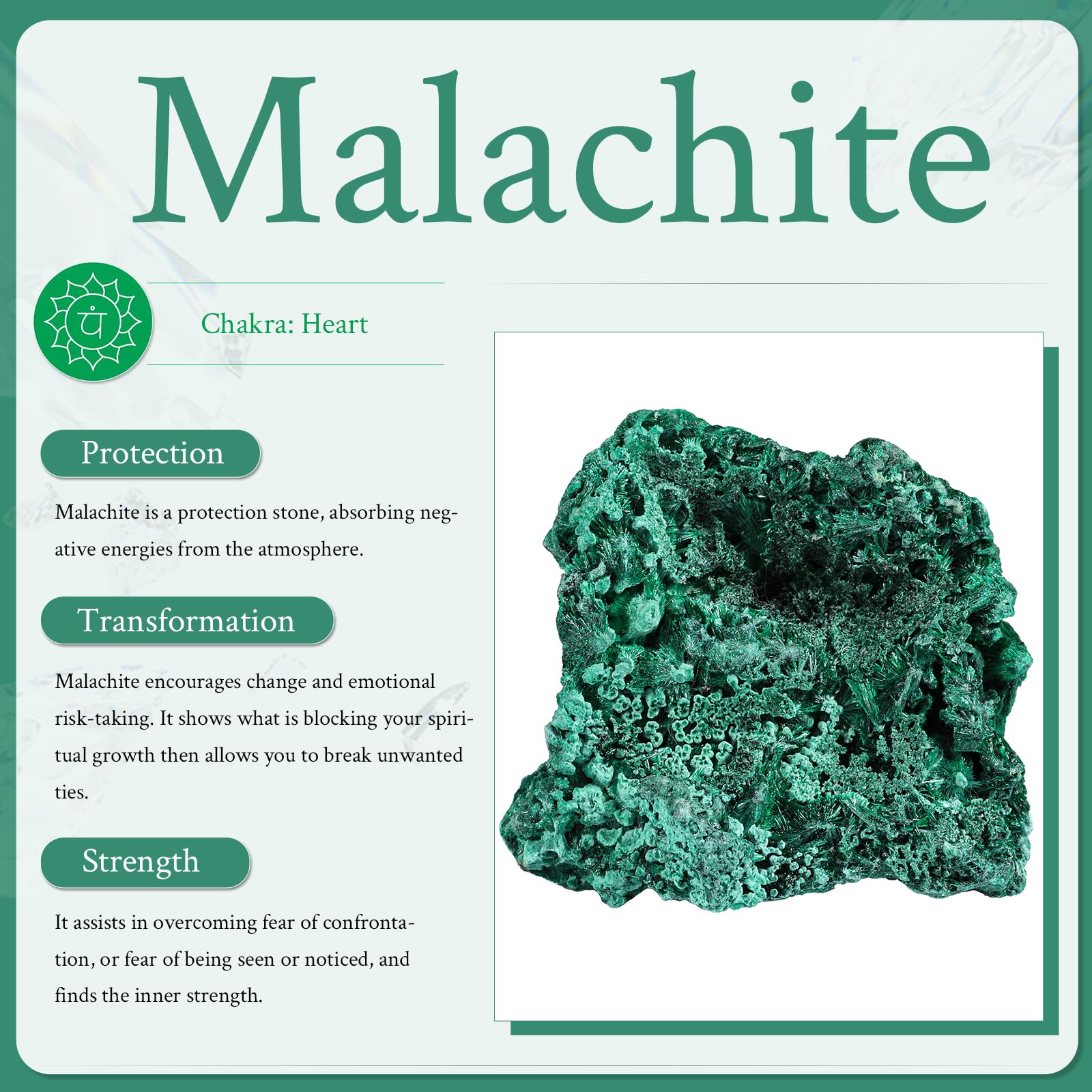Sportmusies green malachite rough decor collection enhances room aesthetics