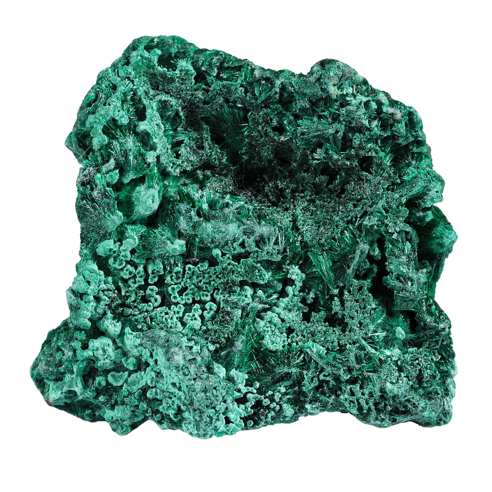 Sportmusies Malachite rough specimen closeup for natural decor and meditation