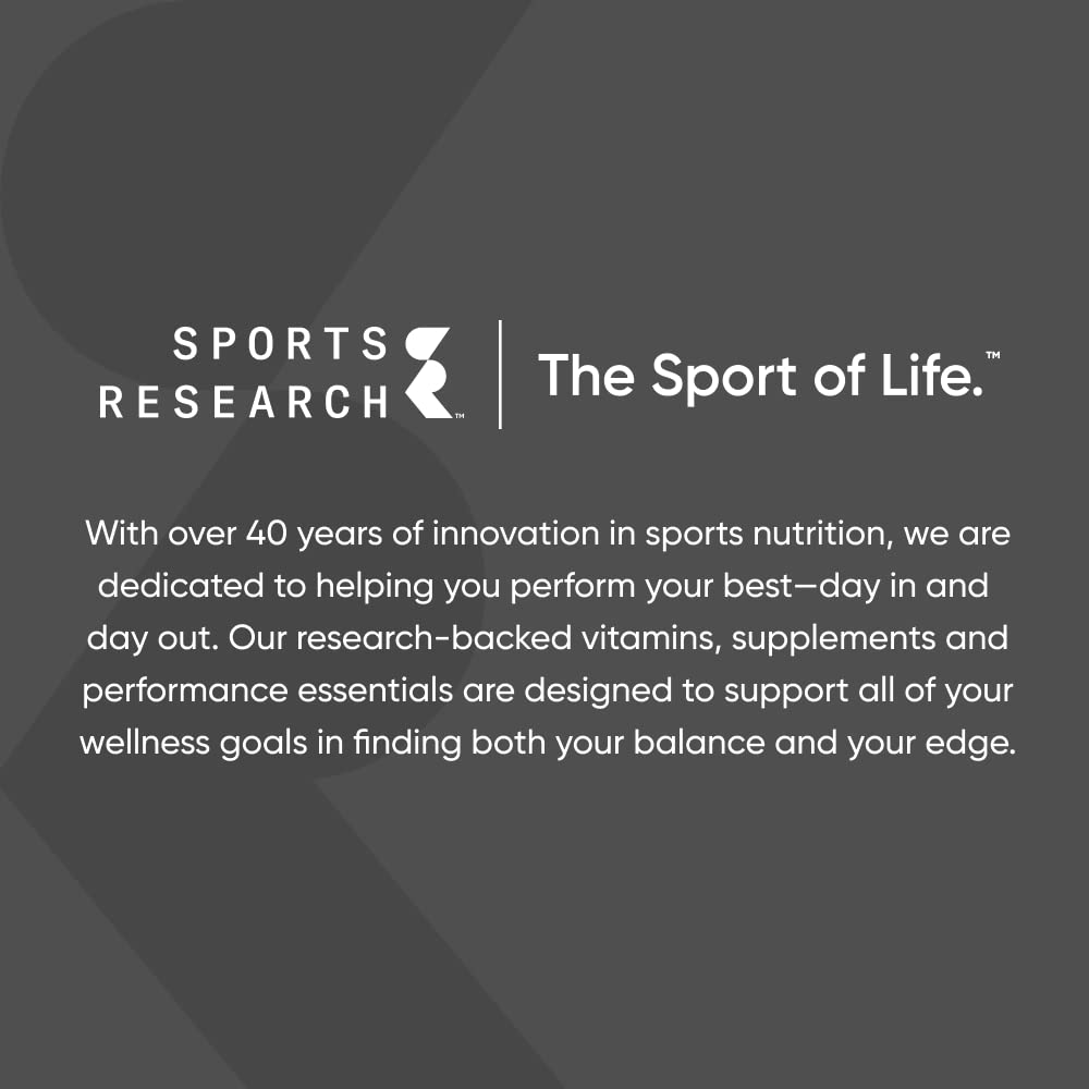 Sports Research 90-capsule bottle for daily joint and skin support