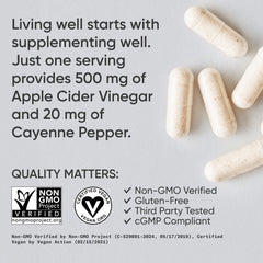 Sports Research Apple Cider Vinegar Cayenne pour in a glass