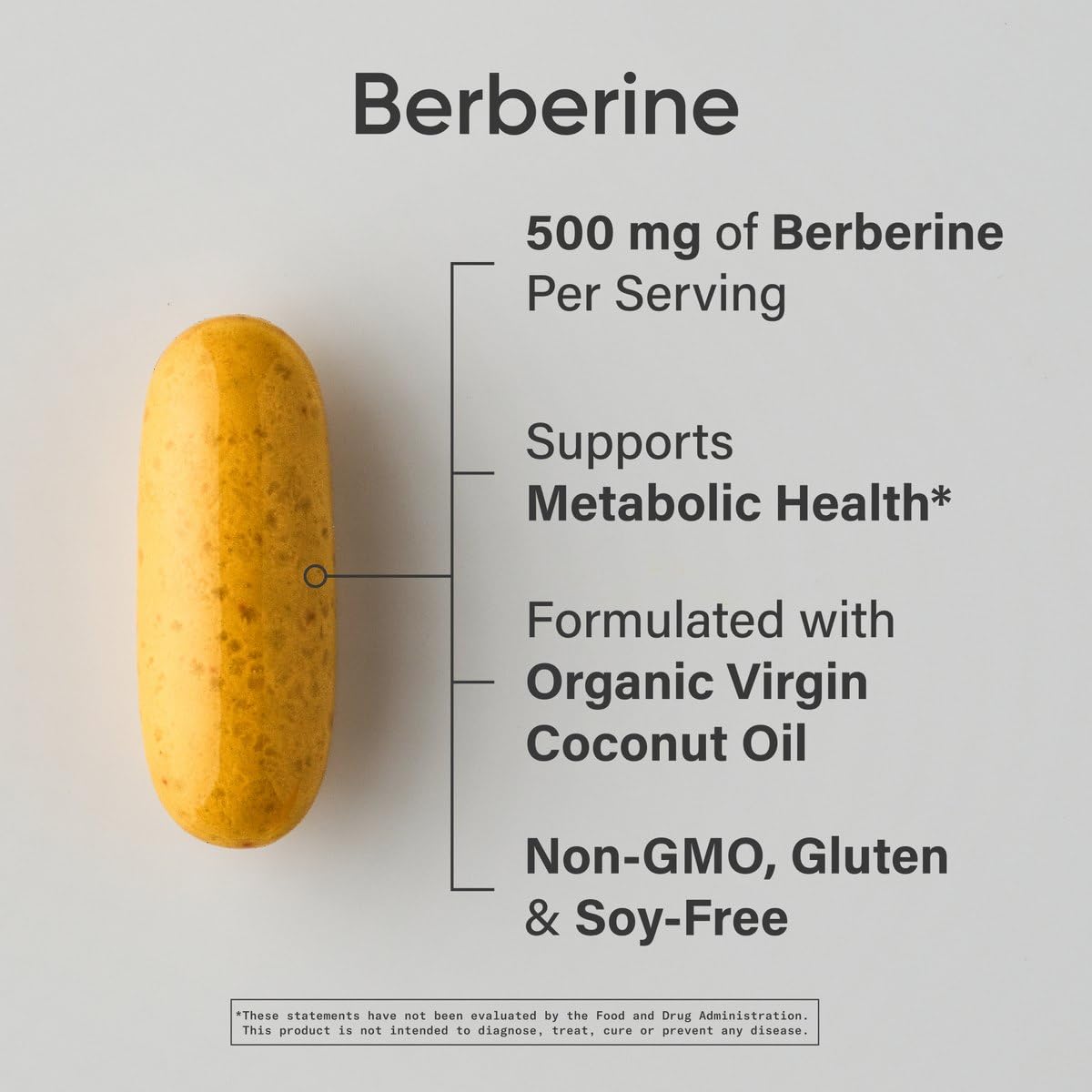 Sports Research Berberine softgels pouring out for quick daily intake