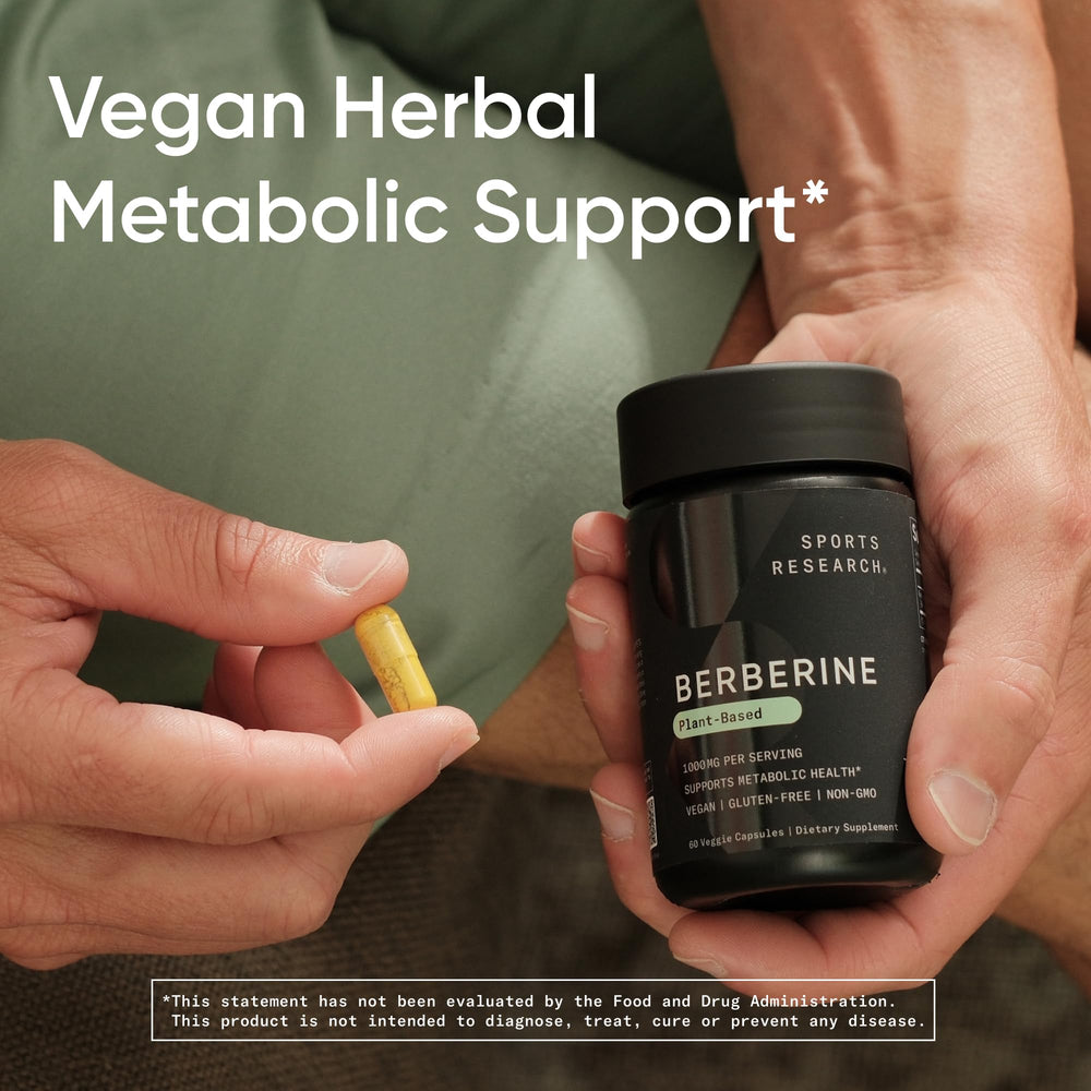 Sports Research Berberine packaging reflects Ayurvedic heritage and tradition.