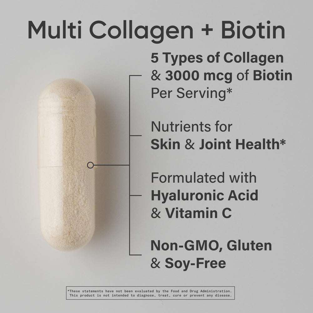Sports Research Biotin-Infused Collagen capsules closeup shows capsule texture for hair and skin