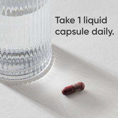 Sports Research Blood Balance capsules stacked, showing a 90-count daily supplement