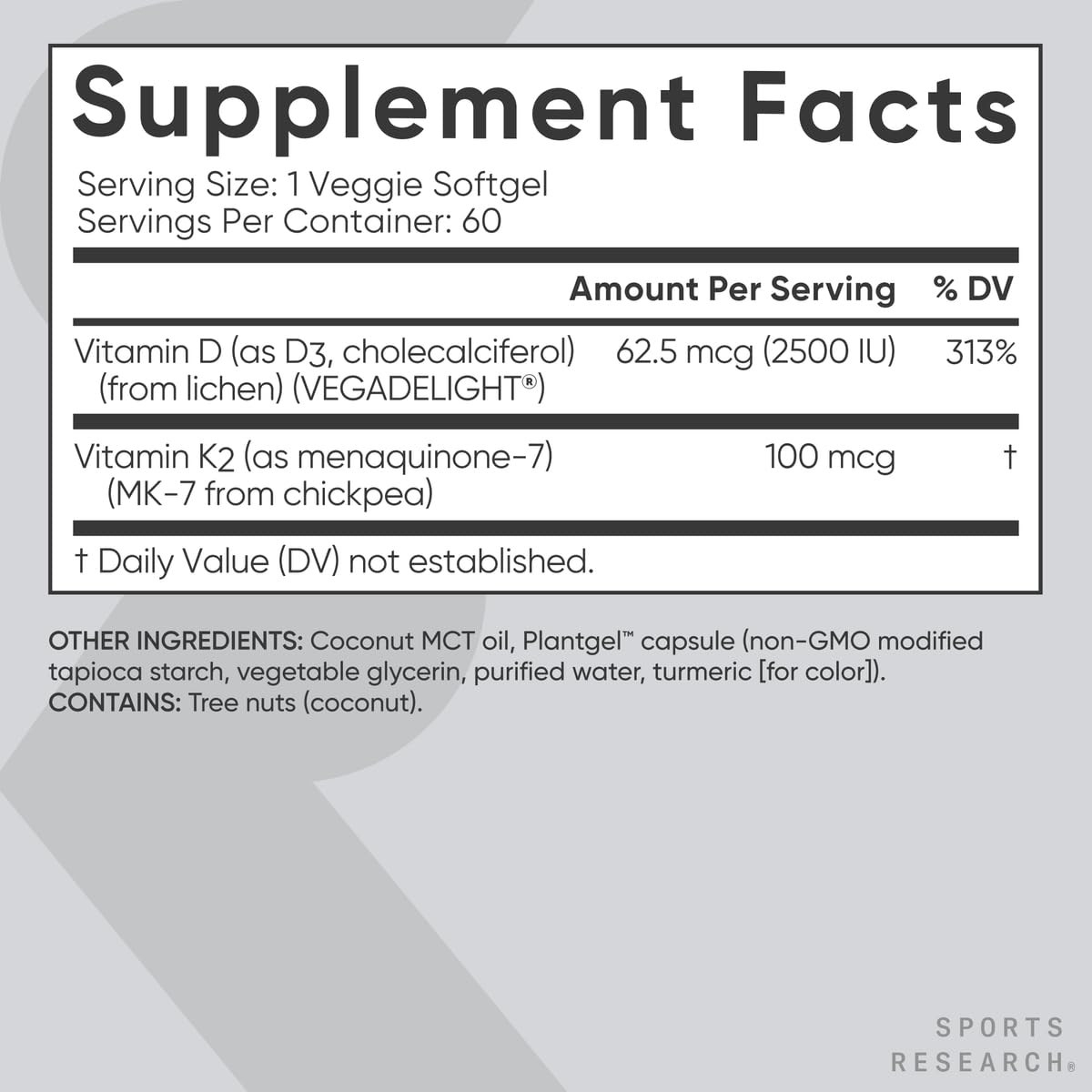 Sports Research coconut oil aiding absorption visual.