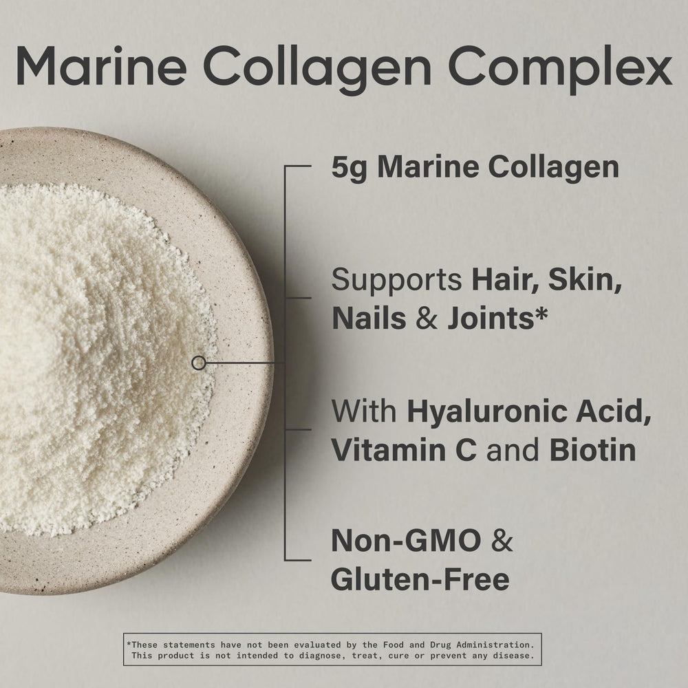Easy-to-mix Sports Research Collagen Beauty Complex powder dissolving in liquid