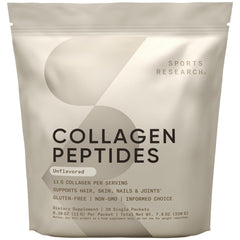 Sports Research Collagen Peptides bottle showing premium packaging for daily use