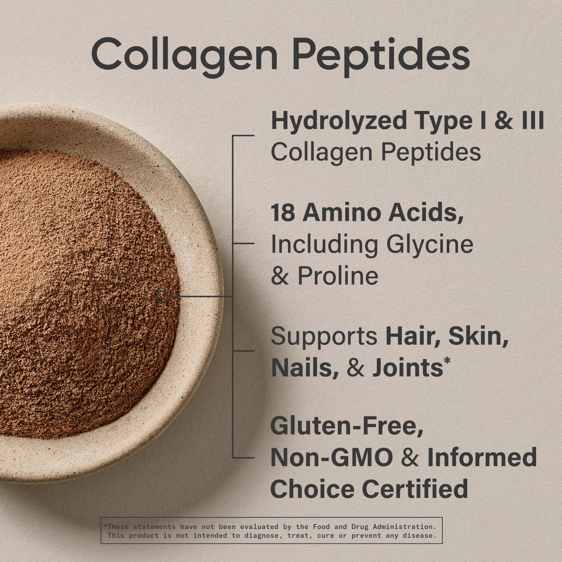 Pouring Sports Research Collagen Peptides into coffee for a protein boost.