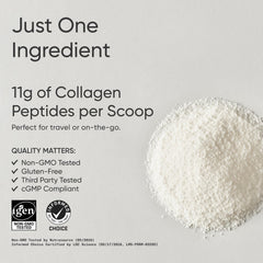 Sports Research Collagen Peptides powder close-up highlighting easy mixing