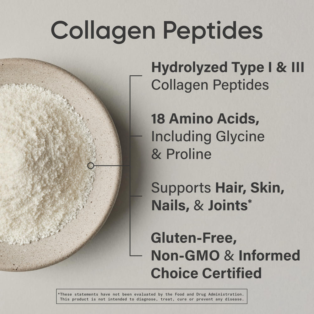 Sports Research Collagen Peptides blended into a smoothie for nutrition
