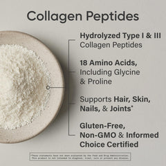 Sports Research Collagen Peptides blended into a smoothie for nutrition
