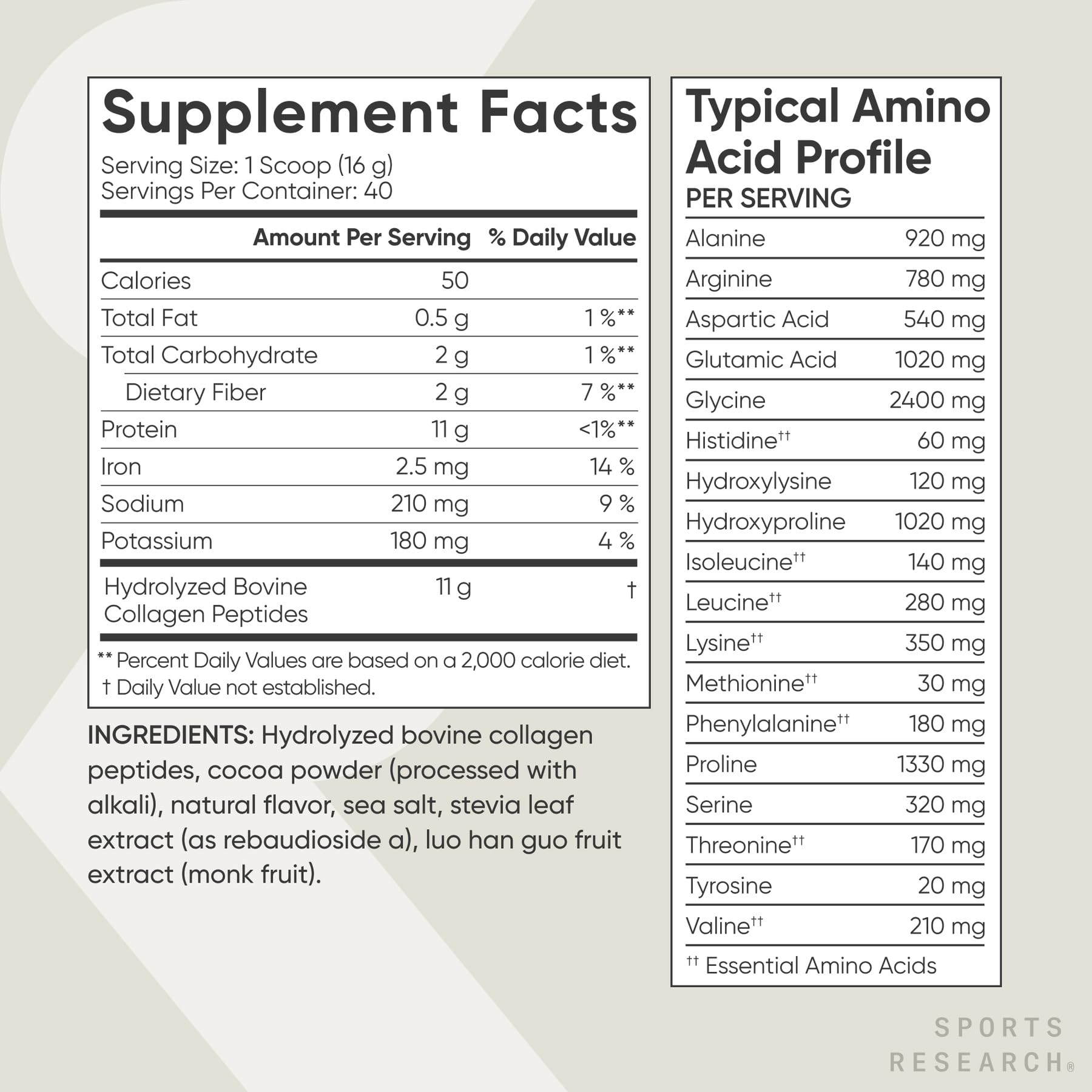 Smoothie with Sports Research Collagen Peptides, showing versatile daily use.