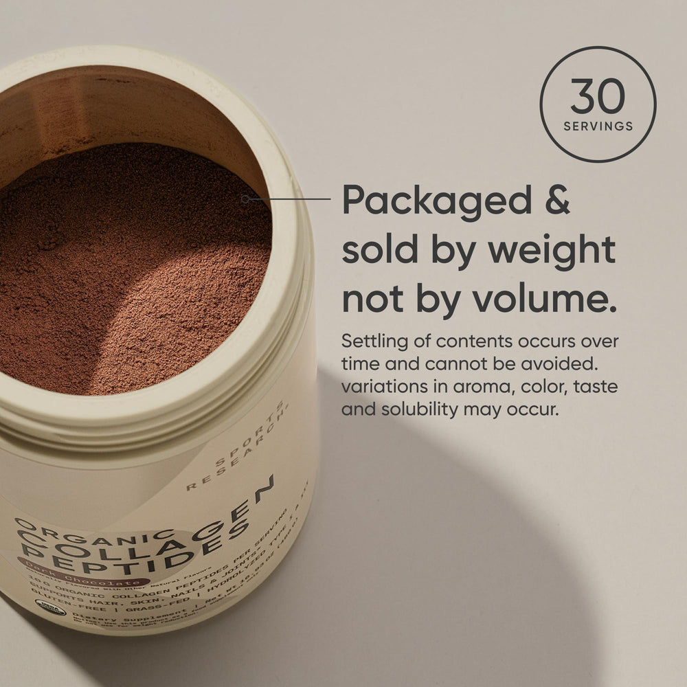 Sports Research Collagen Powder stirred into coffee for a flavorful morning ritual