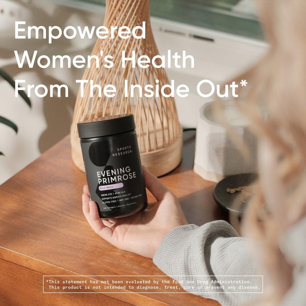 Sports Research Evening Primrose Oil third-party tested for quality
