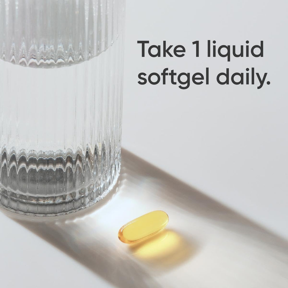 Sports Research softgels poured on spoon showing convenient dosage