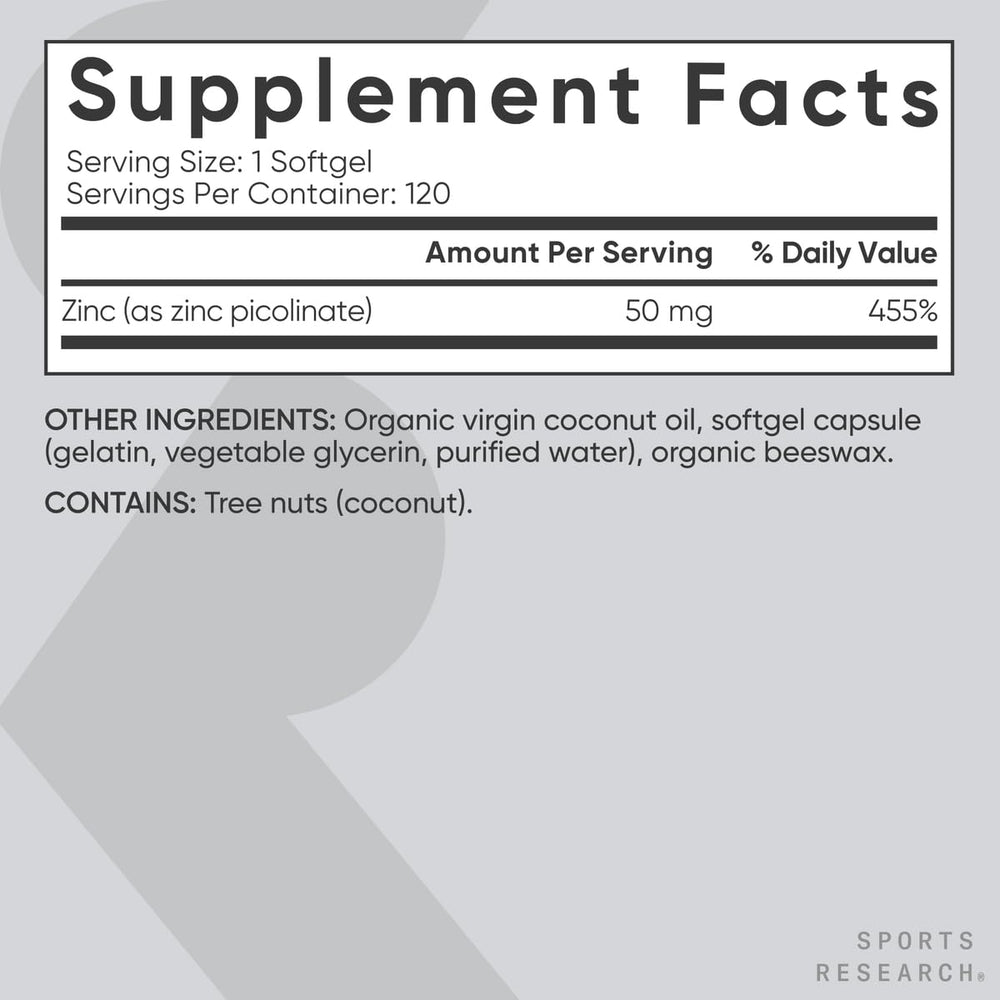 Sports Research gluten-free formulation packaging conveying allergen-friendly option