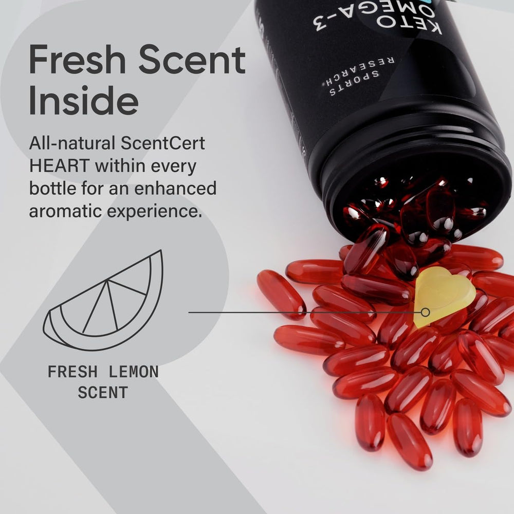 Sports Research Keto Omega Antarctic Krill MSC icon, sustainable krill source.