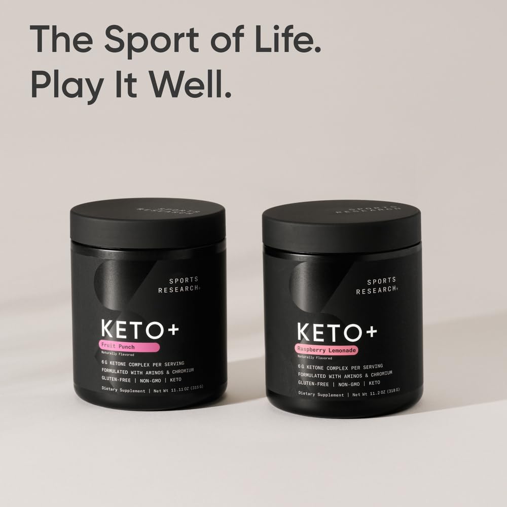 Sports Research Keto Plus keto-certified label signals tested quality and safety