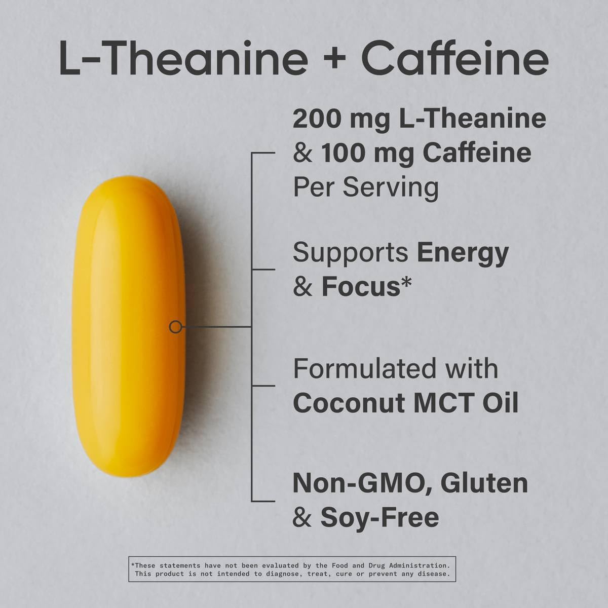 Sports Research softgel pour demonstrates quick-dissolving caffeine and l-theanine support for study sessions
