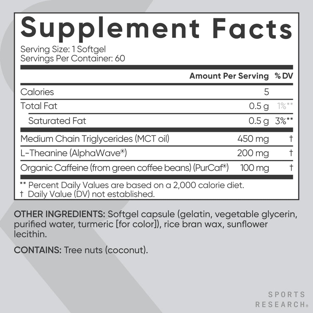 Sports Research USA-made facility badge visible, signaling cGMP-compliant production