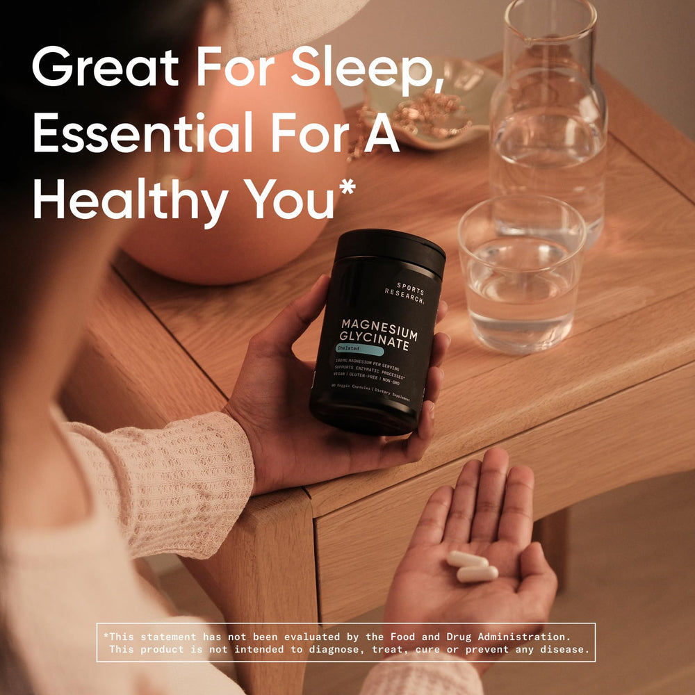 Sports Research Magnesium Glycinate absorption-oil-mct highlights absorption-boosting blend.