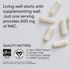 Pouring Sports Research NAC capsules from bottle for easy daily routine