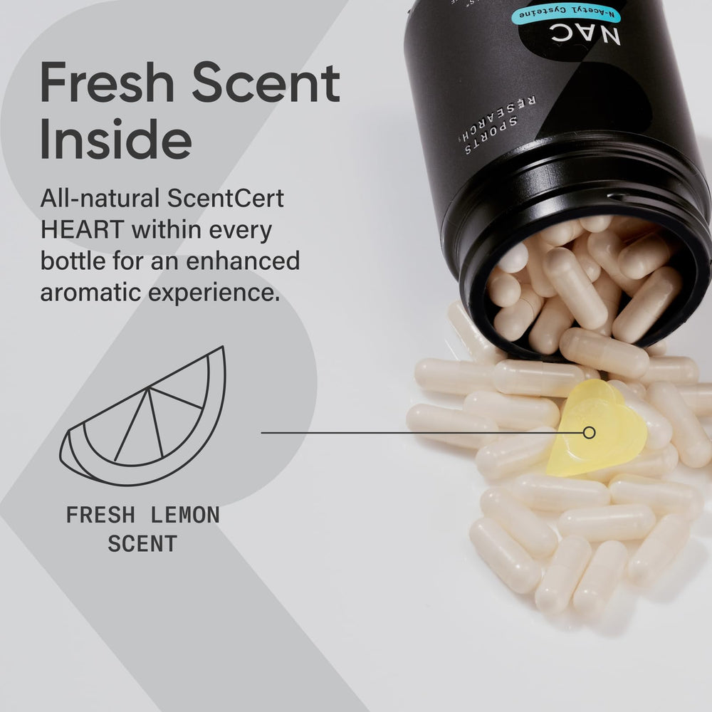 Packaging detail shows ScentCert lemon aroma insert