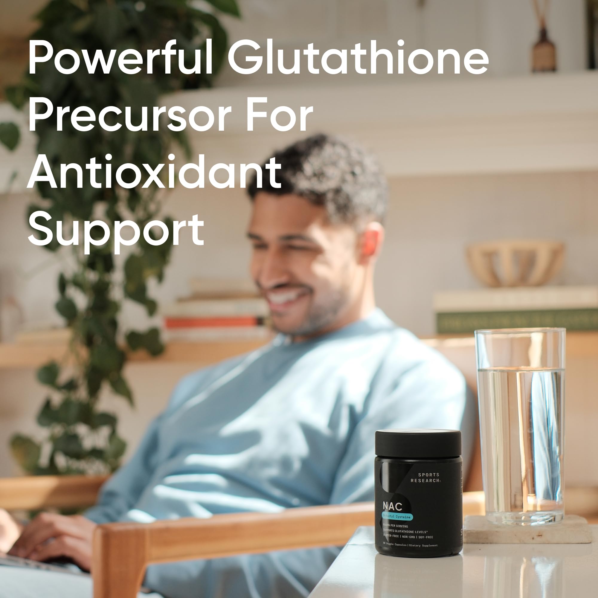 Gluten-free and soy-free NAC capsules for allergy-sensitive users.