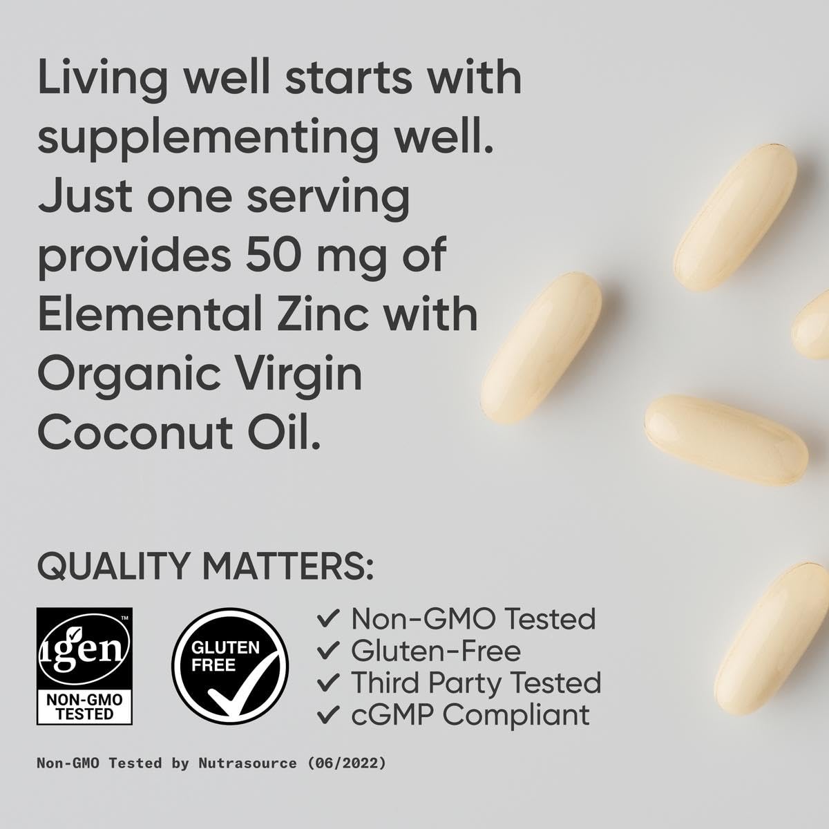 Sports Research non-GMO verification label close-up signaling quality