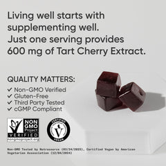 Sports Research NordicCherry label emphasizes high-quality tart cherry bioactives.