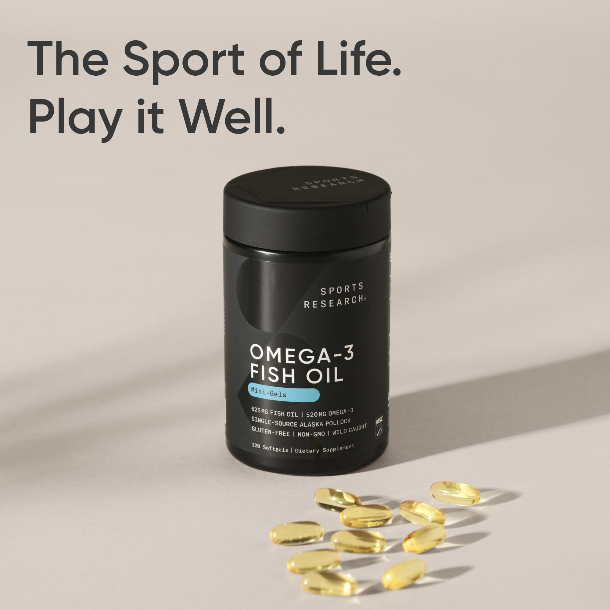 Sports Research gluten- and hexane-free capsules with thorough testing