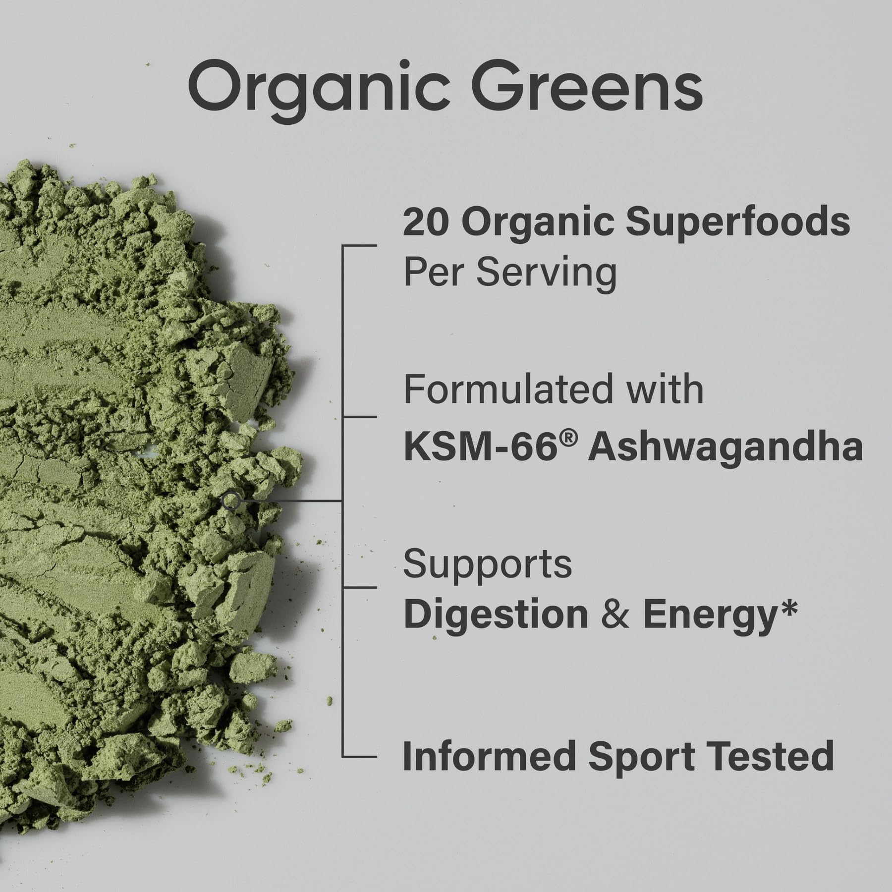 Sports Research Organic Greens Pineapple Coconut powder dissolving in a glass for smoothies.
