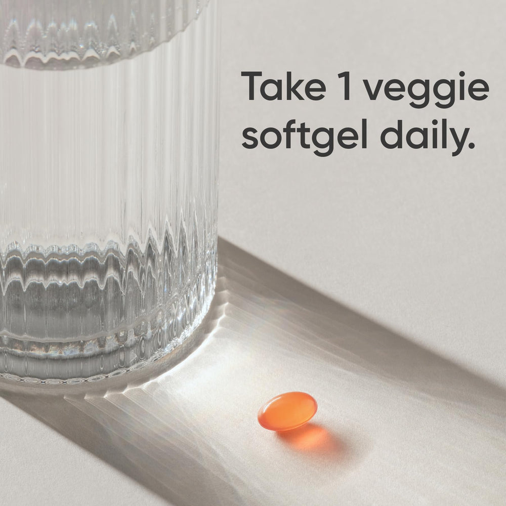 Sports Research softgels pour into hand, illustrating easy daily dosing.