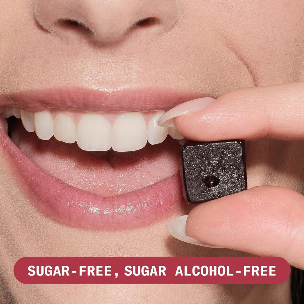 USA-made cgmp facility seal on Tart Cherry Gummies packaging.