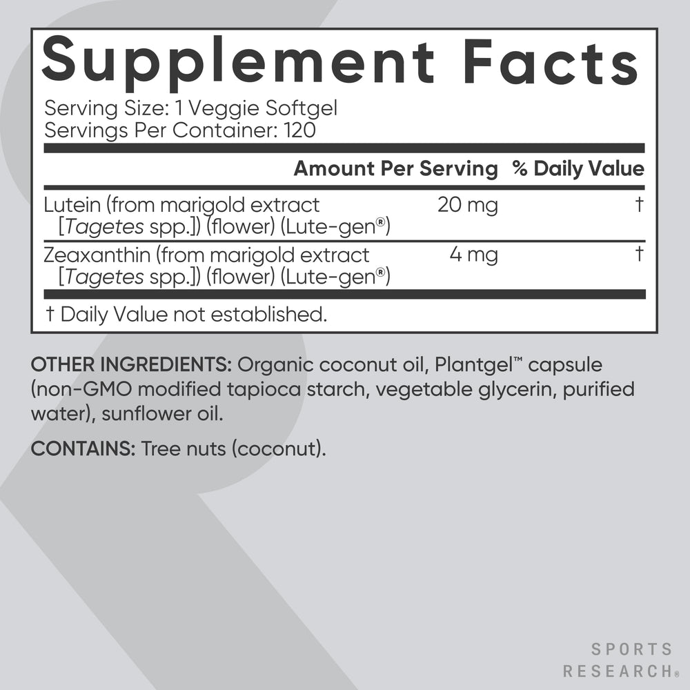 Sports Research vegan-friendly non-GMO verification badge.